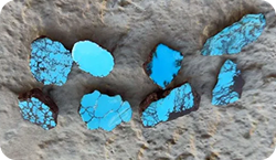 Turquoise with matrix
